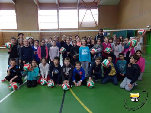 Initiation à la pratique du volley-ball pour les CM1 et les CM2